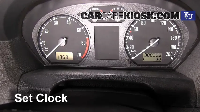 2004 Skoda Fabia Ten 1.2L 3 Cyl. Clock